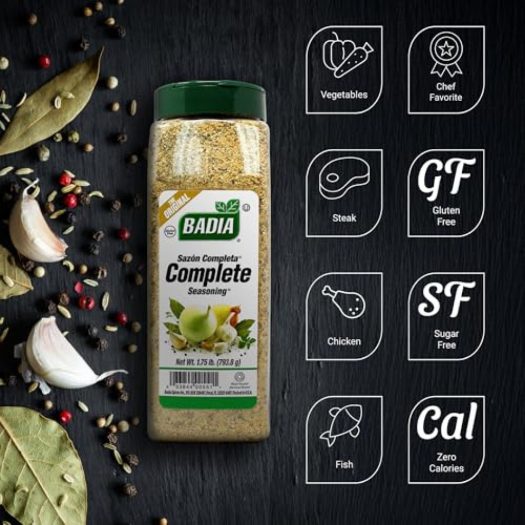 Complete Seasoning, 28Oz - All-Purpose Spice Blend of Garlic, Onion, Salt, Peppe gallery