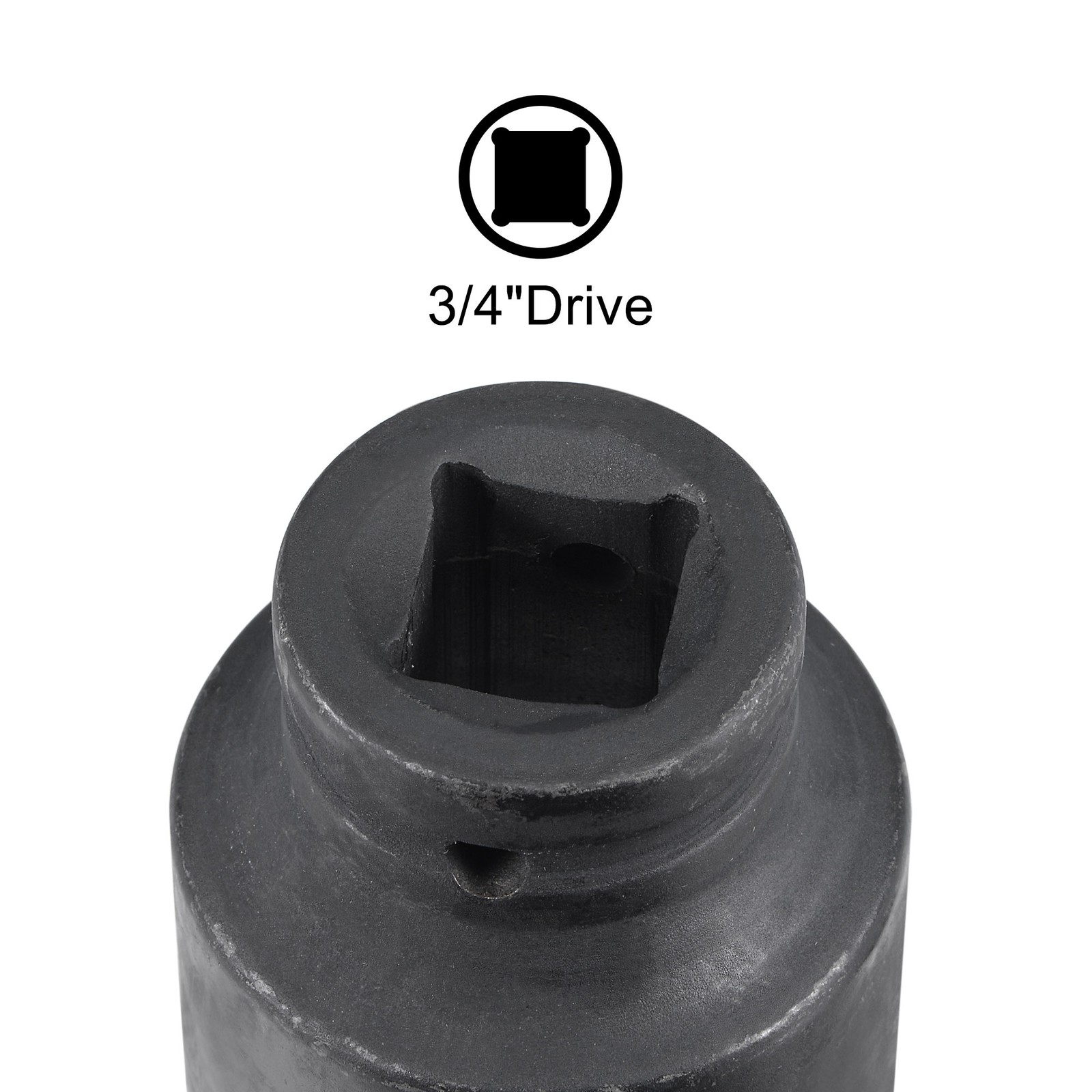 3/4-Inch Drive 41mm 12-Point Deep Impact Socket CR-MO Steel 78mm Length gallery