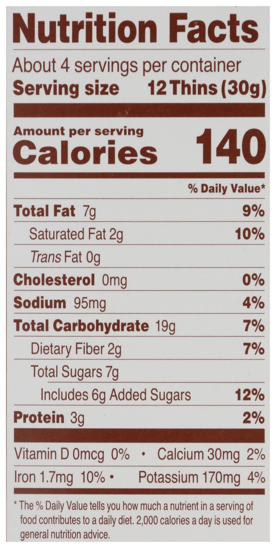 Simple Mills, Sweet Thins Chocolate Mint, Pack of 1, 4.25 oz gallery