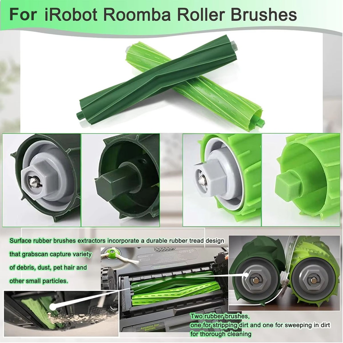 Replacement Parts - For iRobot Roomba E & I S J Series i8 i7+/Plus e6 e7 s9 j9+ gallery