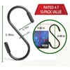 Heavy Duty Vinyl Coated S Hooks 3 Inch 10 Pack Hanging Hooks Set Heavy Duty gallery