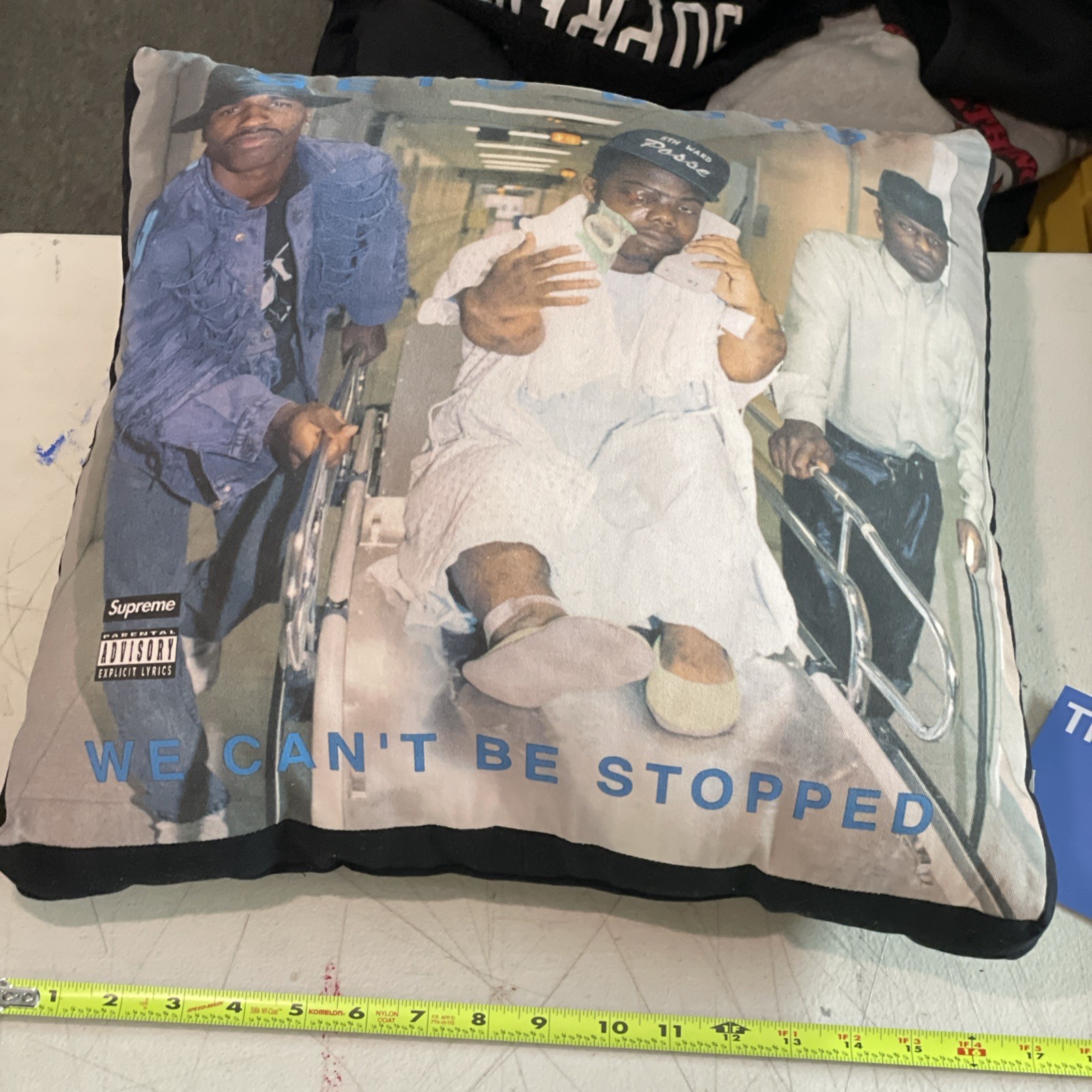 SS17 2017 Supreme Rap A Lot Records Geto Boys Pillow Black Pillow Preowned gallery