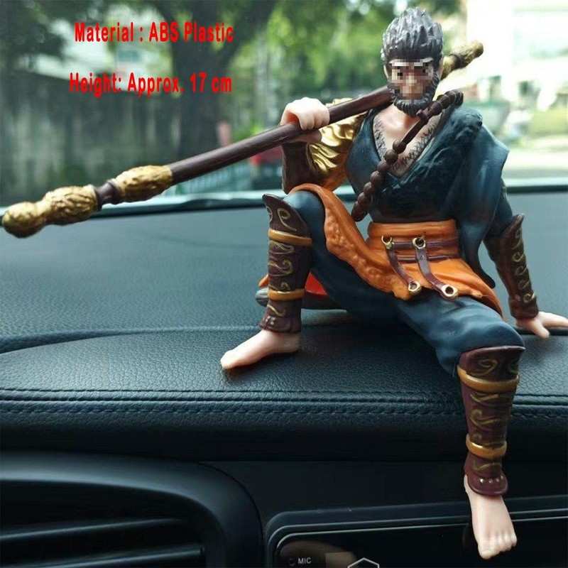 Unique Monkey King Statue Accessory Suitable for Car Dashboard & Desktop Décor gallery
