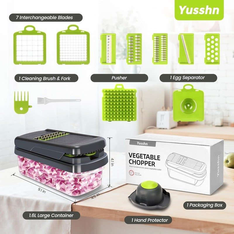 Fullstar The Pro Chopper - Vegetable Chopper and Spiralizer, Food Chopp gallery