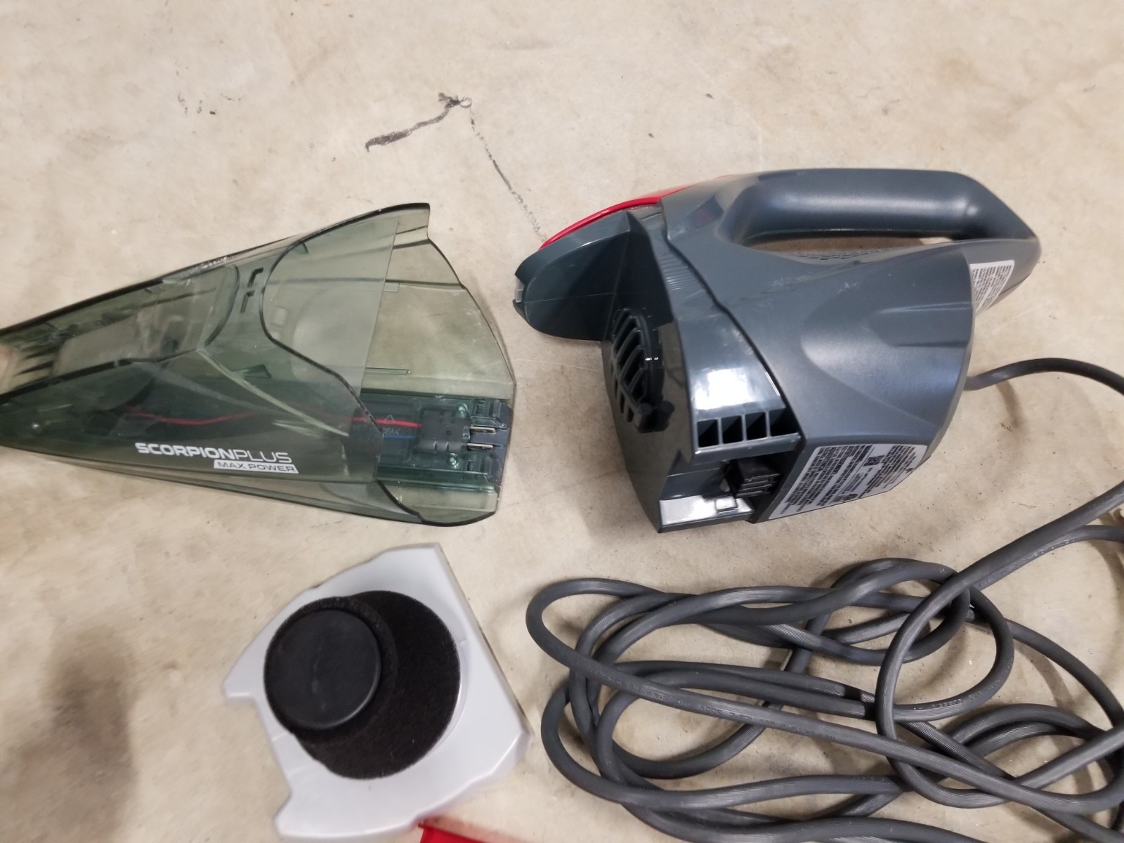 Dirt Devil Scorpion Plus Corded Handheld Vacuum Pet SD30025VB Red gallery