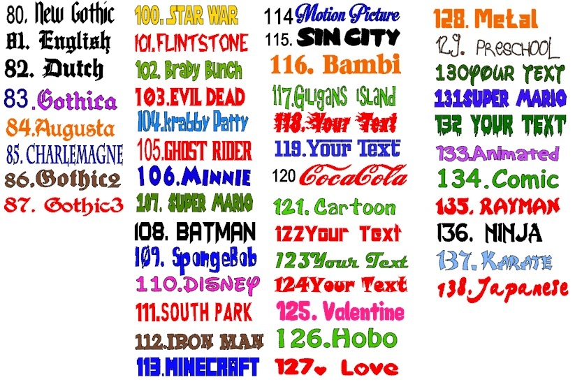 1" CUSTOM VINYL LETTERING - Personalized up to 20 char gallery