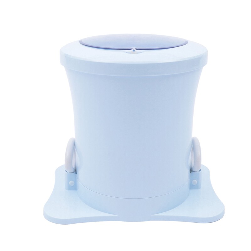 Mini Dryer Portable Compact Clothes Spin Dryer Manual Home Laundry Dryer Blue gallery