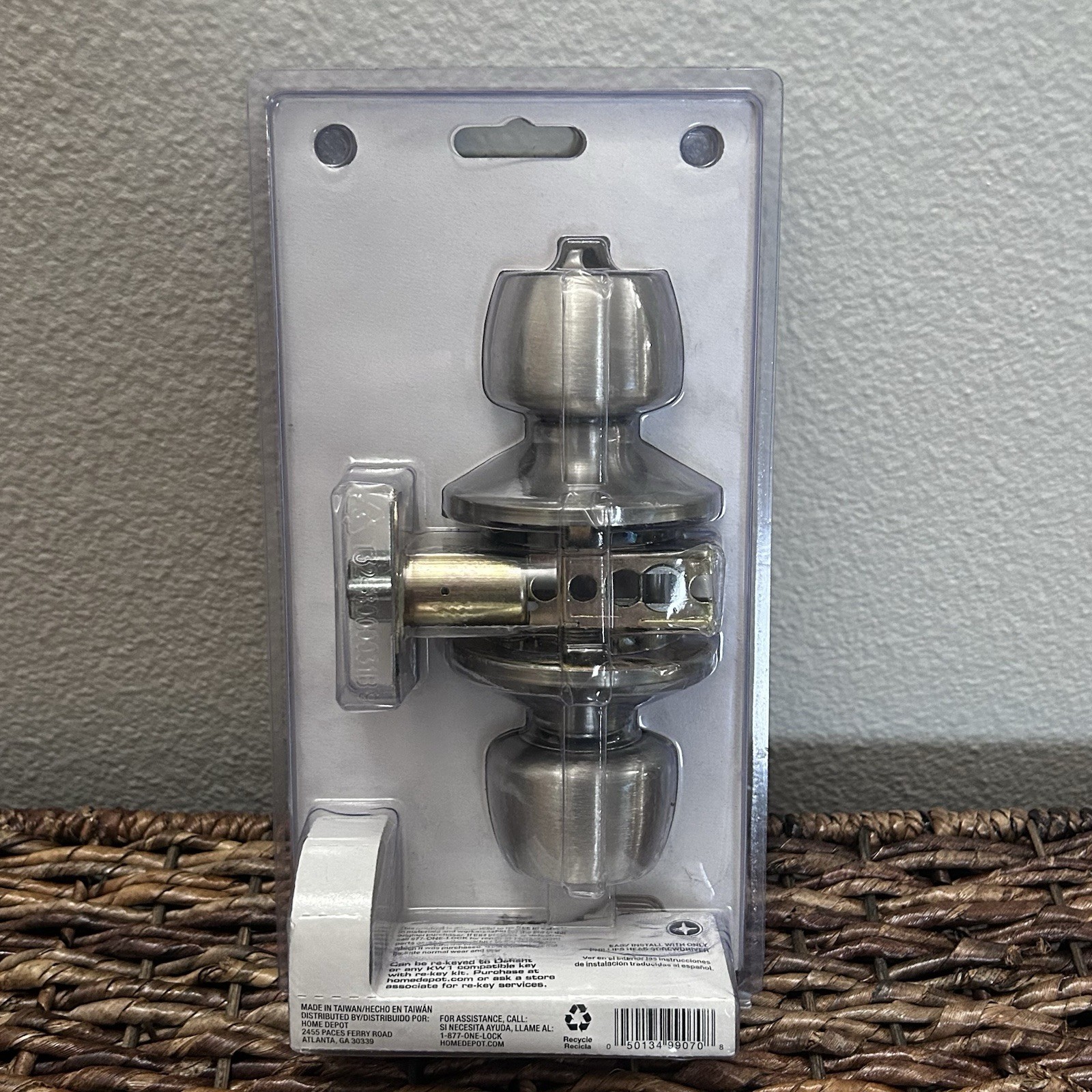 Defiant Brandywine Keyed Entry Door Knob Lock Set, Stainless Steel, Keys gallery