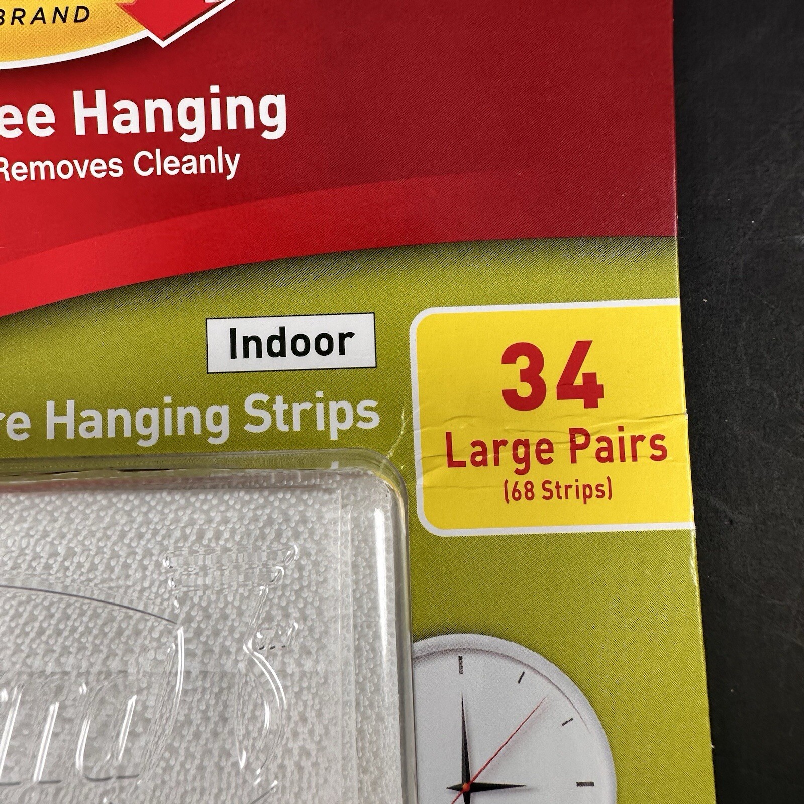 3M Command Picture Hanging Strips Large, 34 Pairs, 68 Strips, Hold 16 lbs Indoor gallery