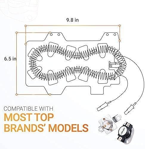 DC47-00019A Dryer Heating Element DC47-00018A&DC96-00887A fit for Samsung gallery