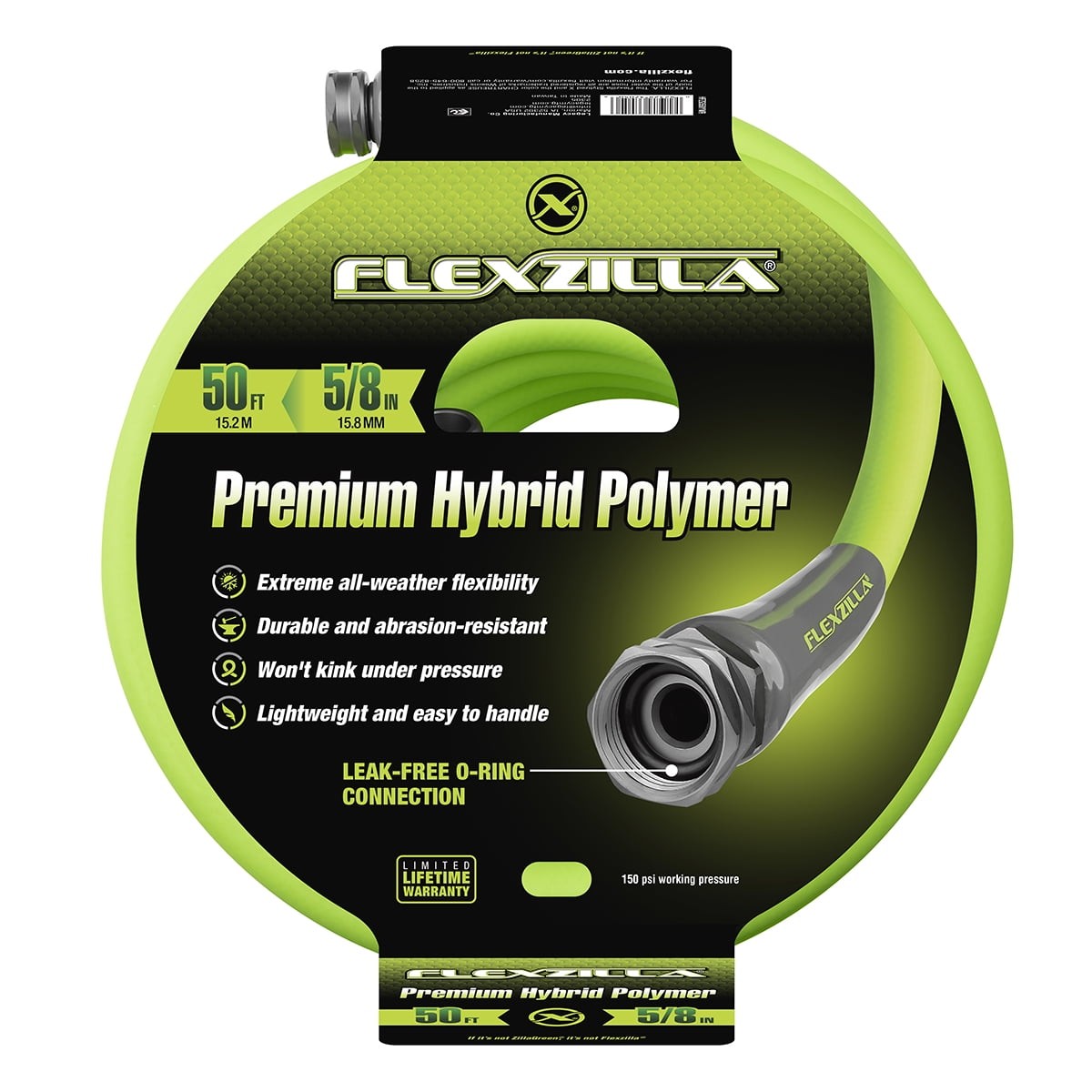 Flexzilla HFZG550YW Heavy Duty Lightweight Garden Hose 5/8 in. x 50 ft. gallery