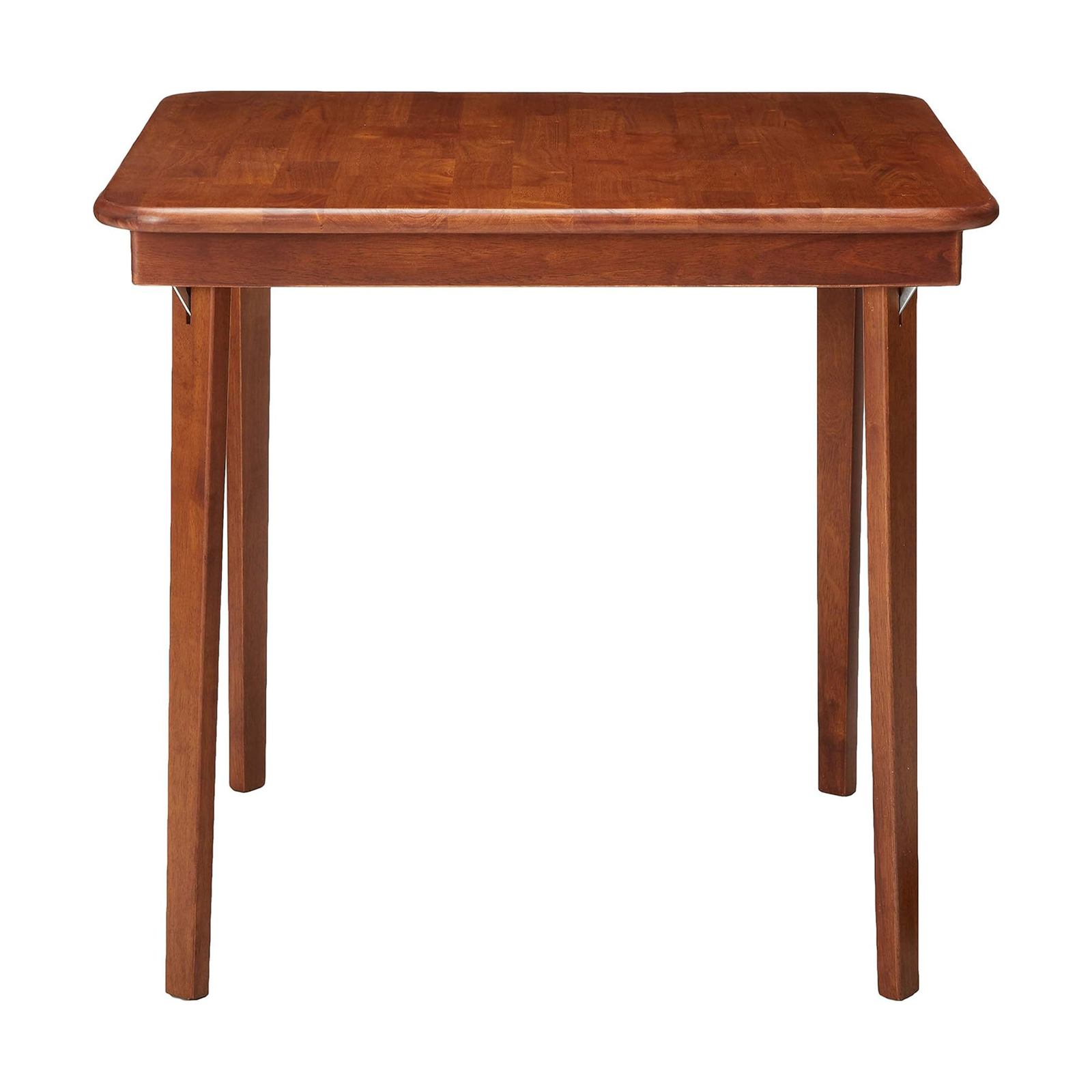 MECO Stakmore Classic Straight Edge Solid Wood Folding Card Table, Cherry Frame gallery