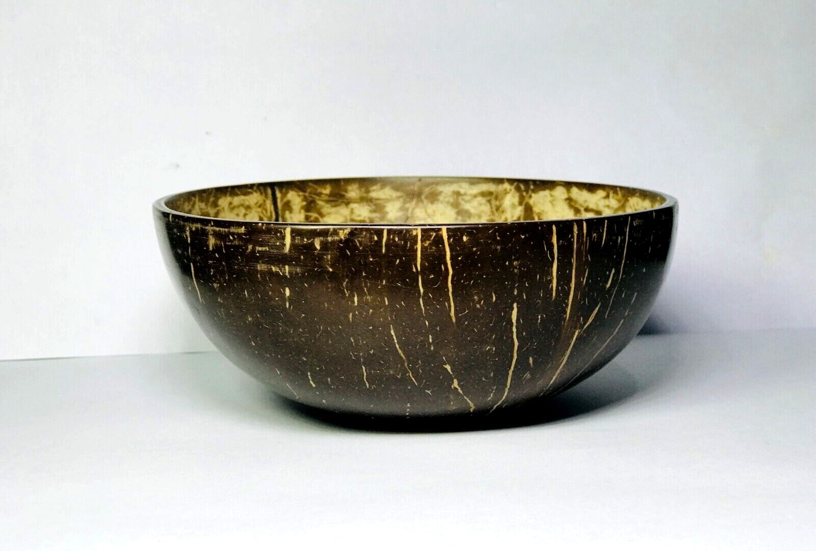 Eco Friendly Recycling Ceylon Handmade Natural Coconut Bowl (Only Sanded) gallery