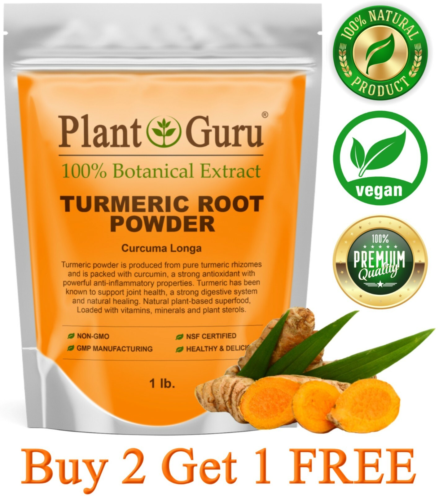 Turmeric Root Powder 1lb. Curcumin Curcuma Longa Pure Raw Natural Tumeric Spice gallery