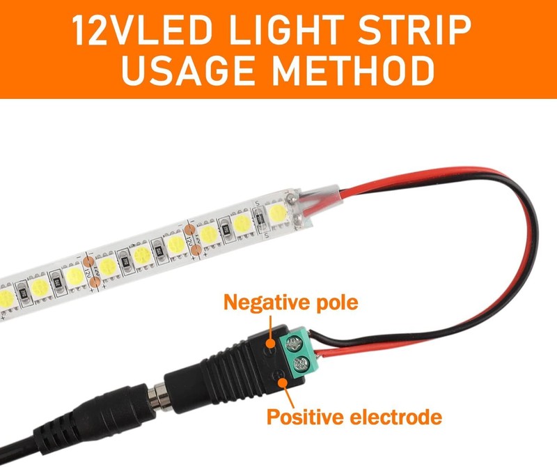 1-5Pack Switch Power Supply Transformer AC To DC 12V 5A Adapter For LED Strip US gallery