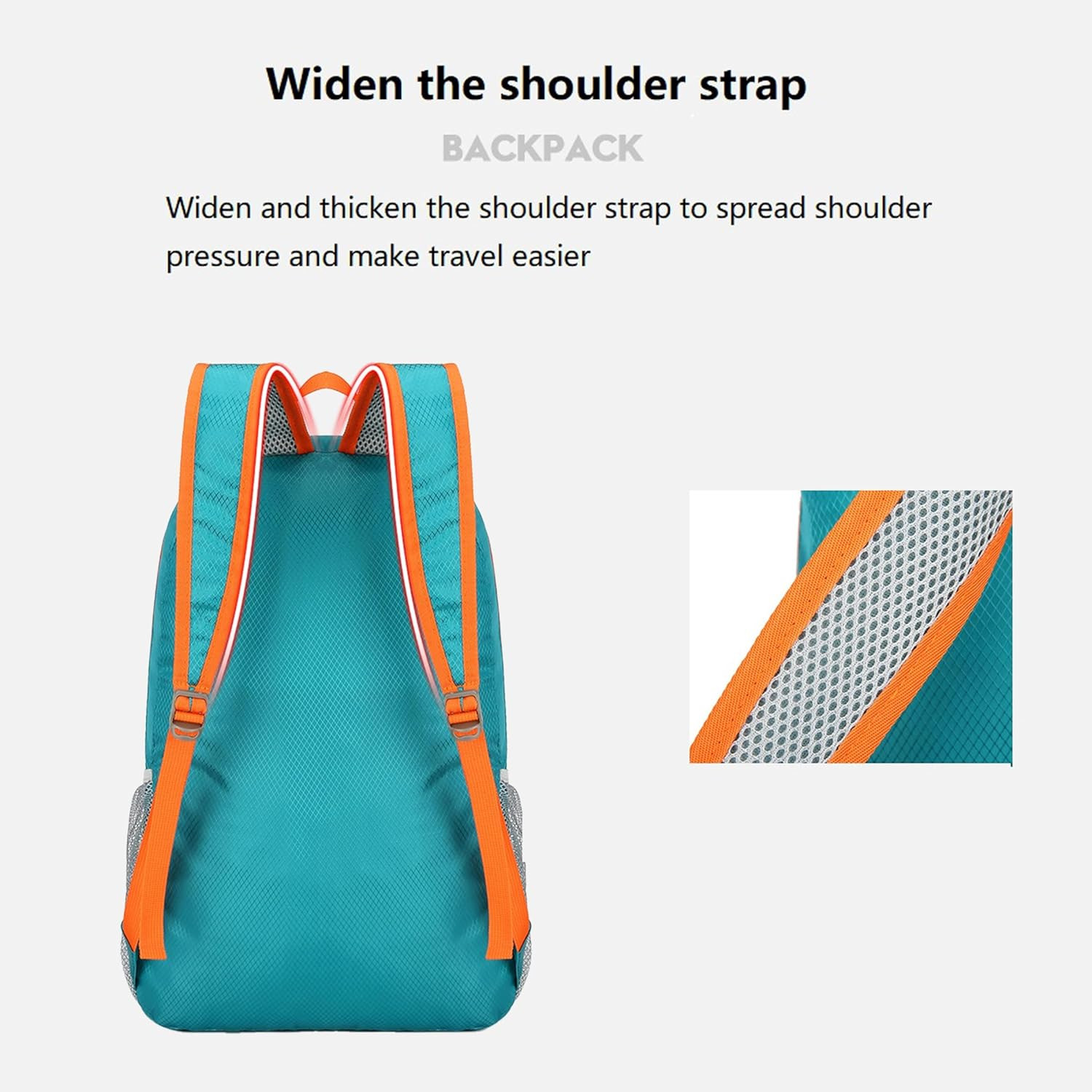 25L Foldable Hiking Backpack Lightweight Packable Basic-Daypack Collapsible Bag 4