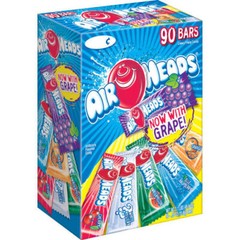 Airheads Candy Bars Variety Pack – 90 Count, EXP 07/2027