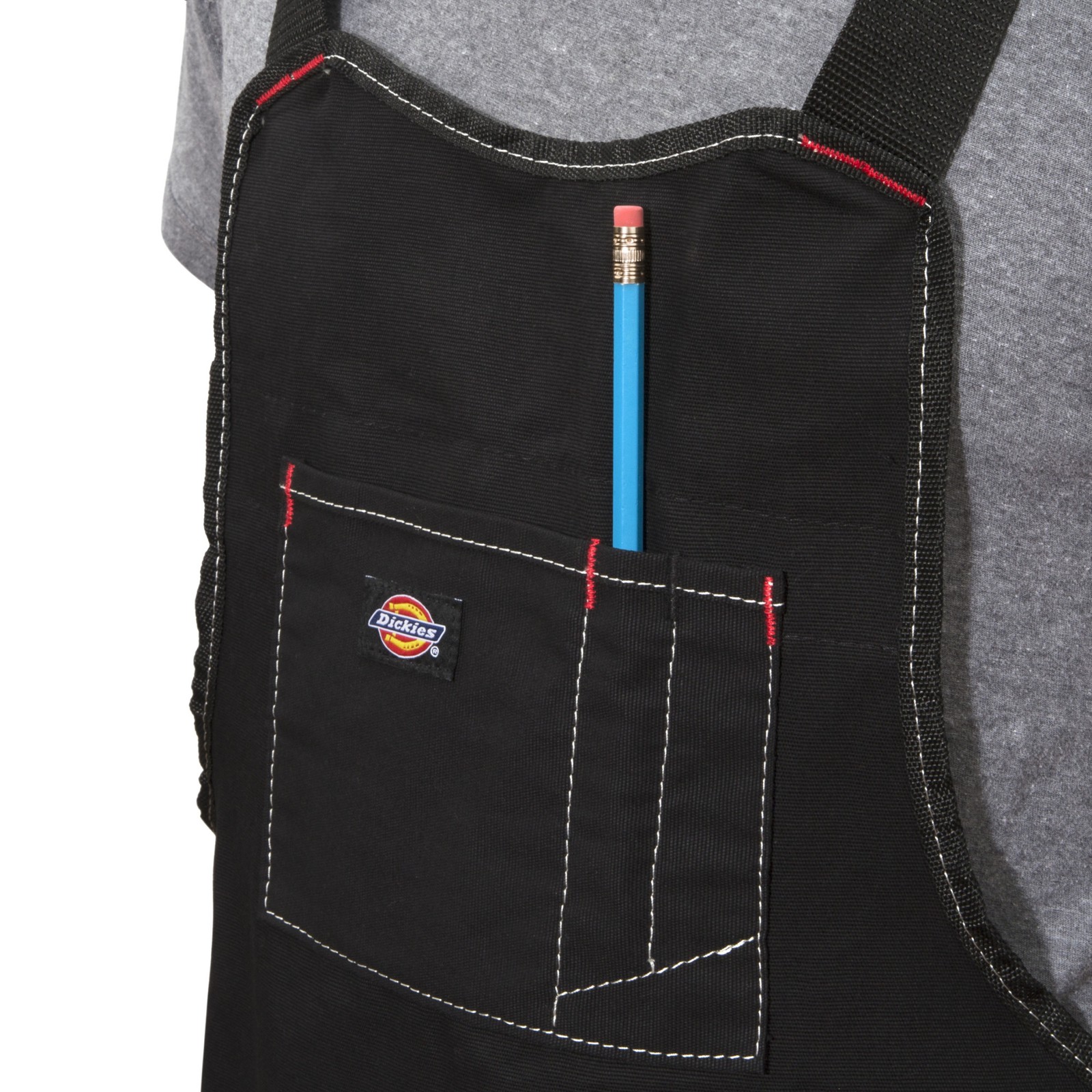 Tool Bib Apron 16 Pocket Woodworking Gardening Carpenter Black Dickies 57081 gallery