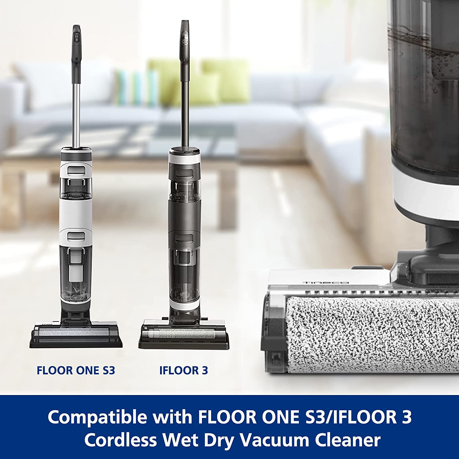 iFloor 3 Replacement HEPA Filter and Brush Roller for iFloor 3 and iFloor One S3 gallery