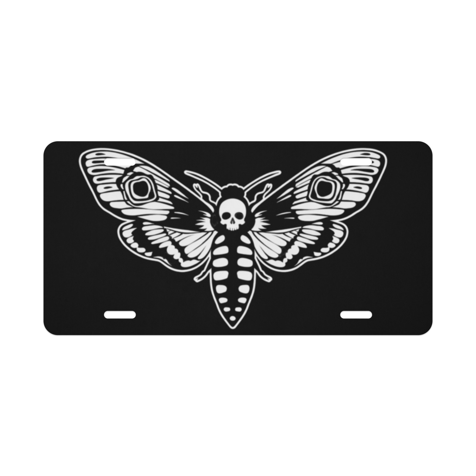 Death Moth Vanity Plate death moth license plate Goth license plate gallery