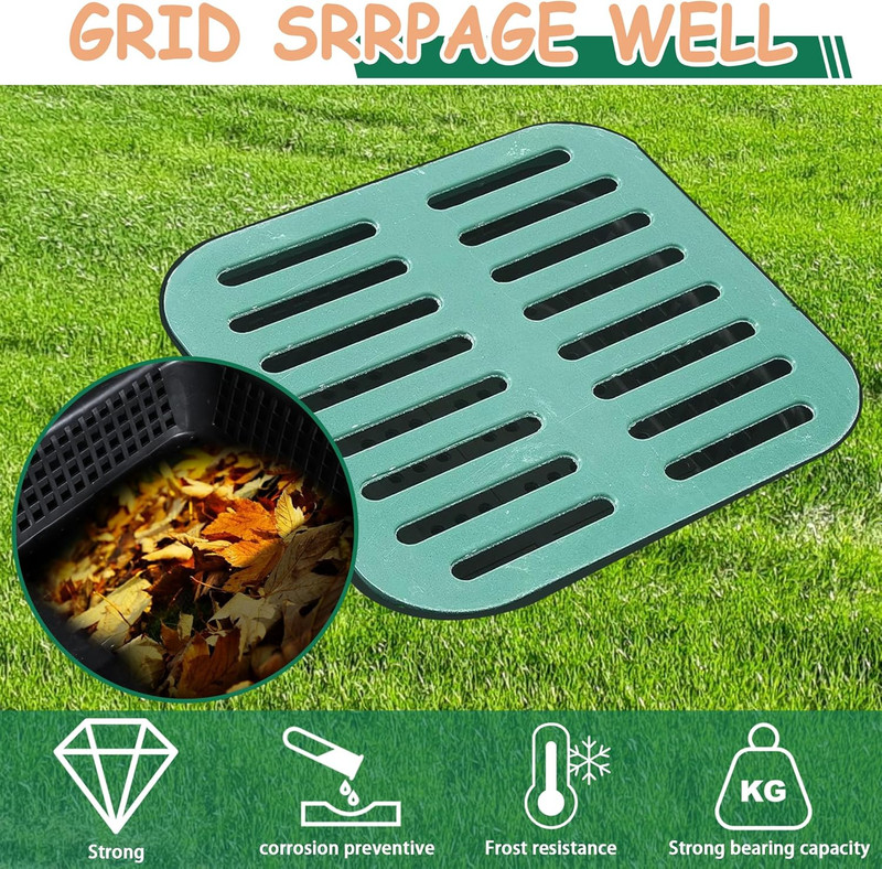 18x18 Large Catch Basin with Debris Basket - No Pre-Drilled Holes gallery