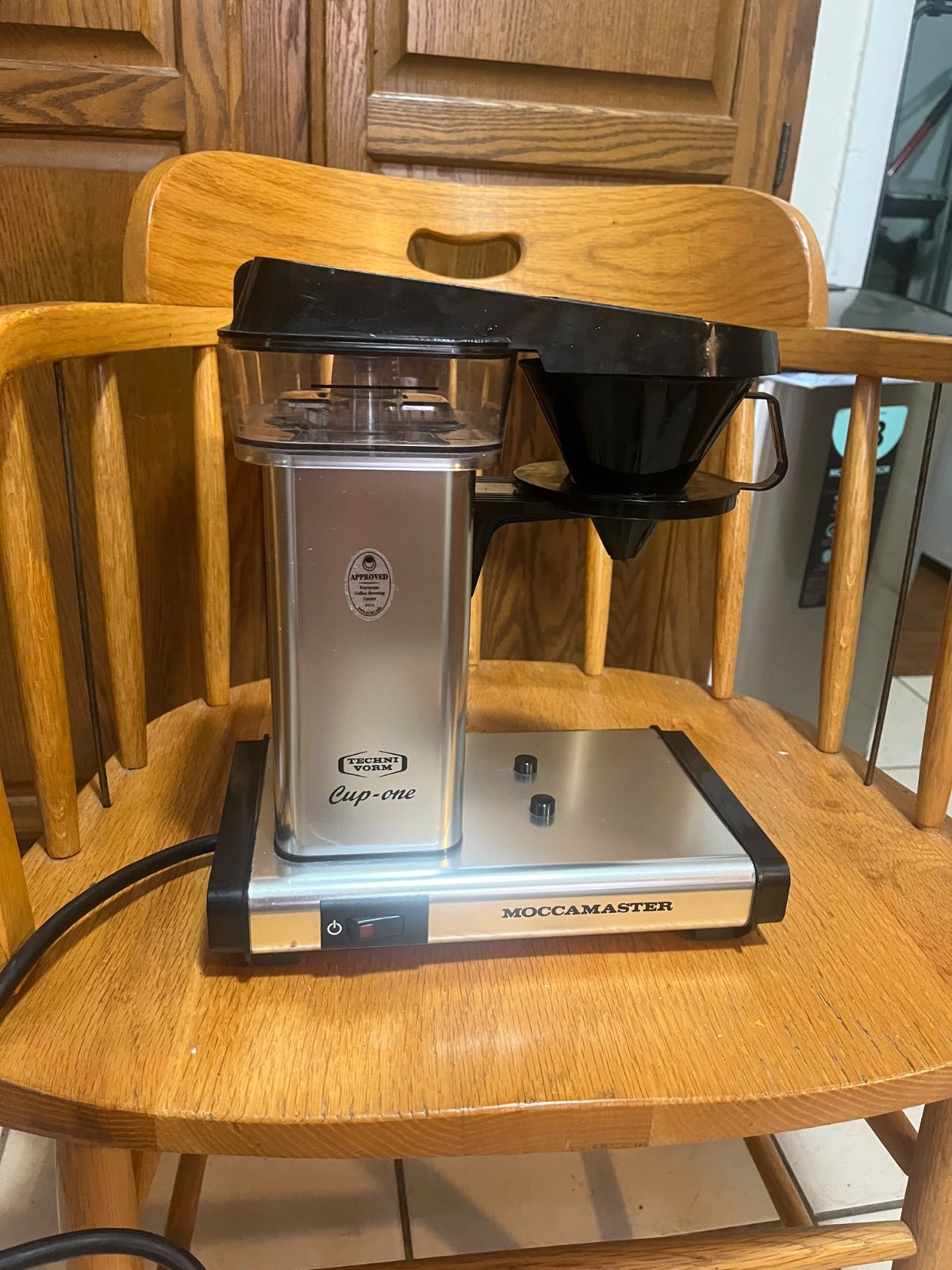 TECHNIVORM Moccamaster Cuo-One Coffee Maker Polished Silver gallery