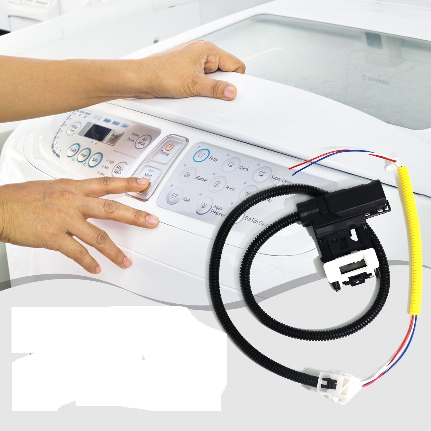 Lid Lock Switch Compatible with Whirlpool WTW4800BQ0 WTW4800BQ1 WET4027HW0 gallery