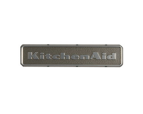 Kitchen-Aid OEM Refrigerator Gray Nameplate / Badge Part Number W10243391 gallery