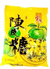 Hongyuan Fruit Candy 宏源 水果糖 350g (Tangerine Hard Candy陈皮糖, pack of 1)