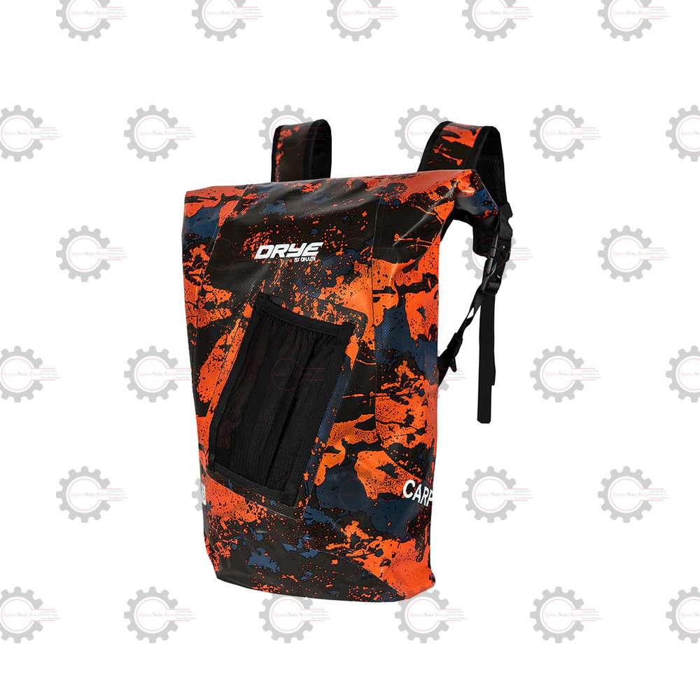 Carp Waterproof Roll "Top Laptop Backpack (Red Camo)" 4
