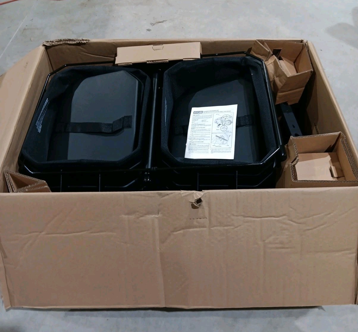 Bagger for RYOBI 48V 42" in. Zero Turn Riding Lawn Mowers ACRM015 - NEW! gallery