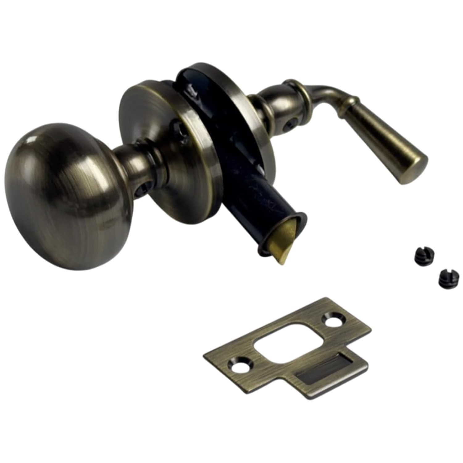 Brass Plated Sliding Door Loop Lock, Child Safe, 1 Pack gallery
