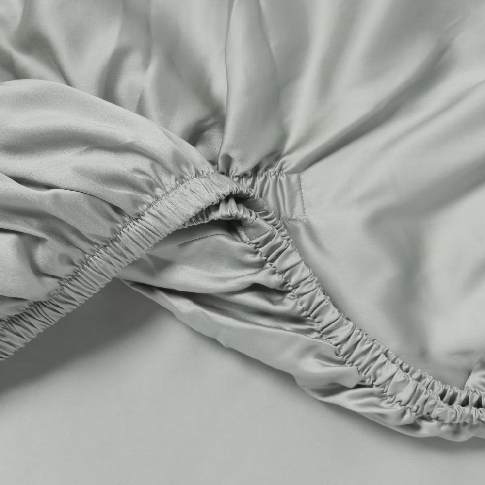Full 320 Thread Count Cool TENCEL Lyocell Sheet Set Gray Chalk - gallery