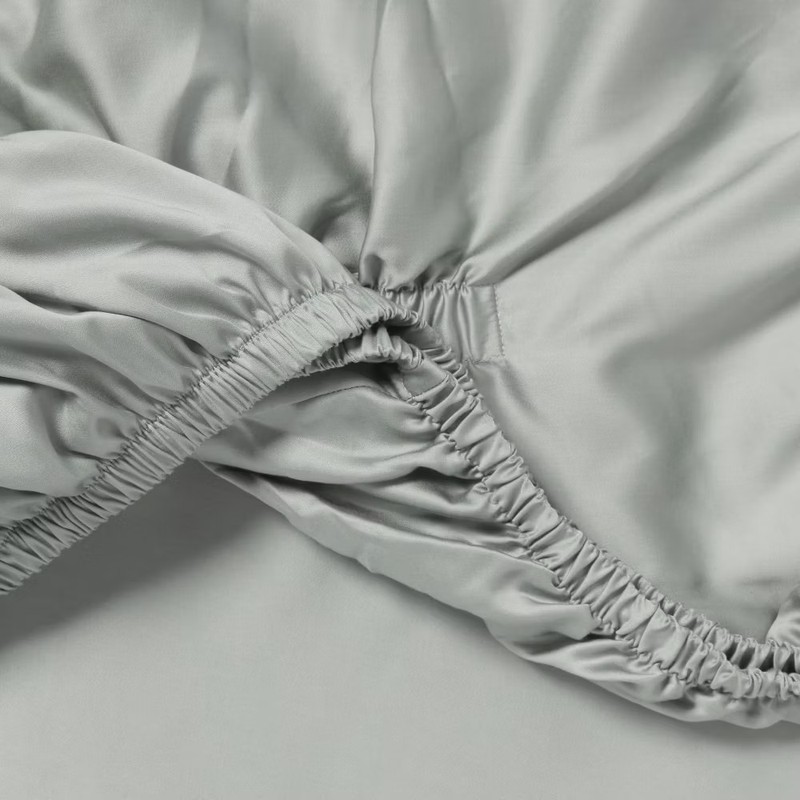 Full 320 Thread Count Cool TENCEL Lyocell Sheet Set Gray Chalk - gallery