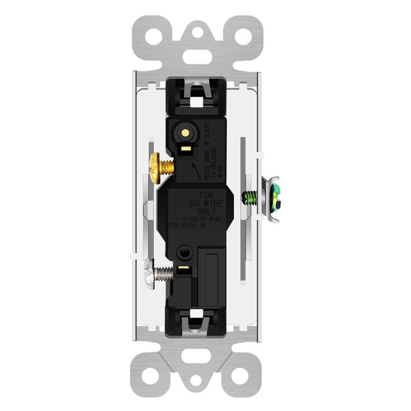 40 Pack Greencycle 120V-277V Single Pole Rocker Light Switch,Home & Office,White gallery