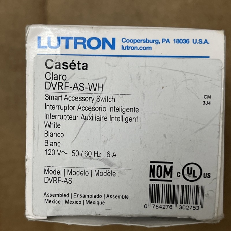 Lutron Claro Smart Accessory Switch, only for use with Diva Smart Dimmer Switch gallery