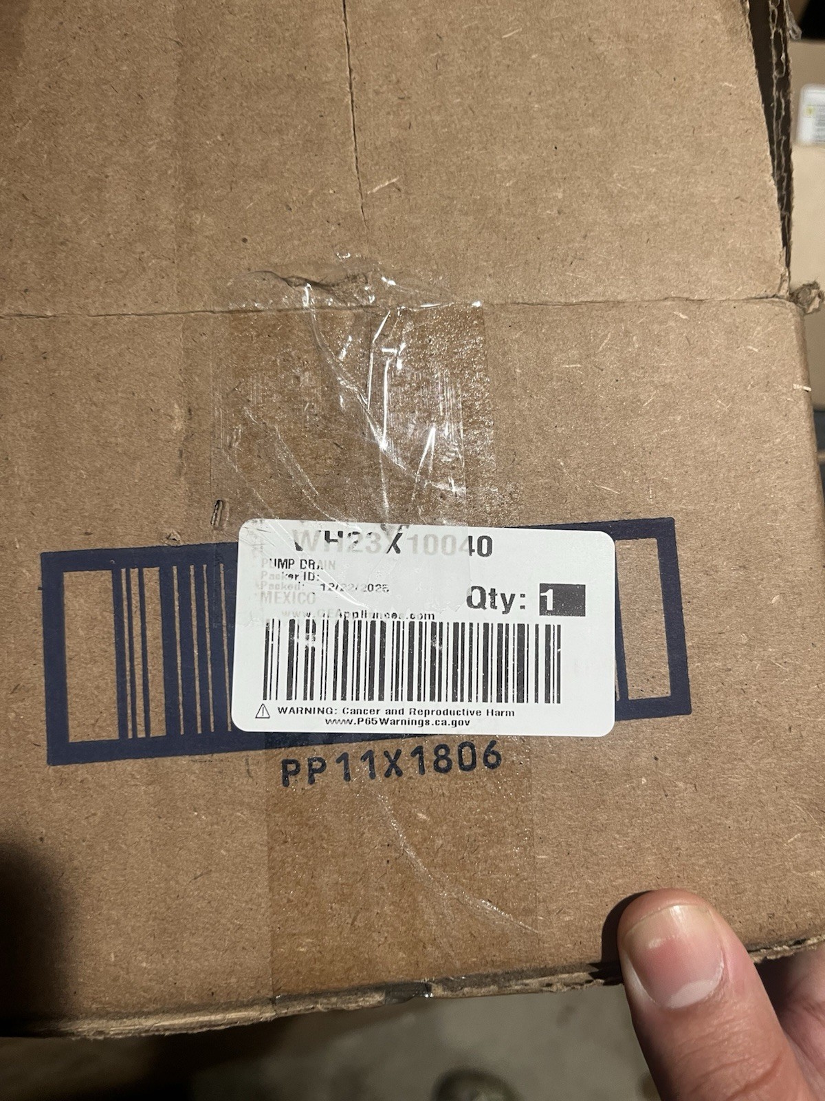 WH23X10040 GE Drain Pump gallery