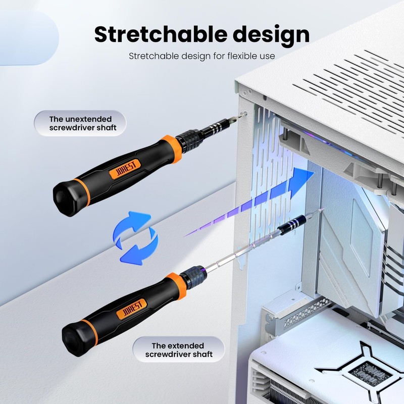152-in-1 Precision Screwdriver Set - Magnetic Tool Kit for Electronics, PC, Macb gallery