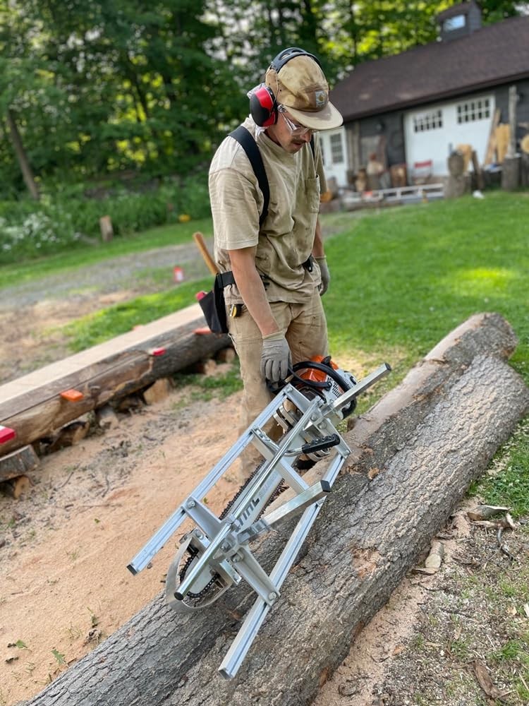 Portable Chainsaw mill 24 Inches Planking Milling Bar Size 14 Inches to 24 In gallery
