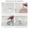Curtain panel Textured Linen Blend 100” W x 96” L. Room Darkening TWOPAGES gallery