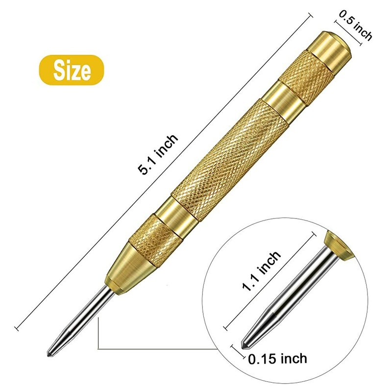 5" Automatic Center Punch Spring Loaded gallery