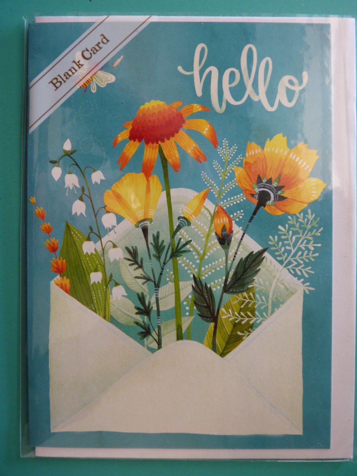 Any Occasion Blank Greeting Card For Anyone Floral Bouquet Hello - Trader Joe's gallery