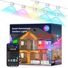 100FT Smart Permanent Outdoor Lights 72 LEDs RGB IC Bluetooth APP Control gallery