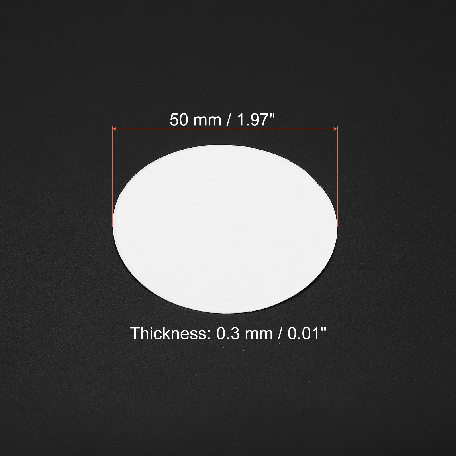 2-inch Round Cardboard Paper 50Pcs, Blank Circles for DIY Craft Arts White gallery