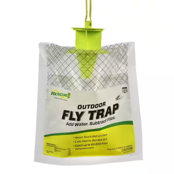 3 PACK!!! Rescue! Outdoor Disposable Big Bag Fly Trap ~ Buy more and save ! gallery