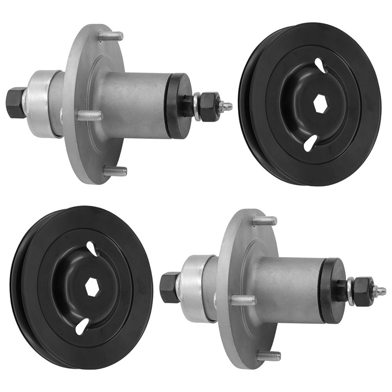 42" Deck Spindle & Pulley for John Deere X340 X360 / Z225 EZtrak Residential gallery