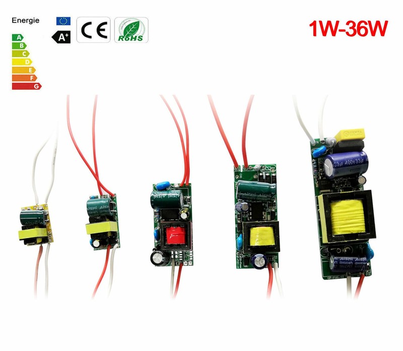 1-36W 1-5Packge LED Driver Input AC85-265V Power Supply Constant Current E&C DIY gallery