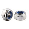 M10 x 1.5mm Nylon Insert Hex Lock Nuts 100Pcs 304 Stainless Steel M10, Silver gallery