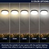 Luxrite Slim 7" LED Flush Mount Light, 15W, 1000LM, 5CCT, Dimmable 2PK gallery