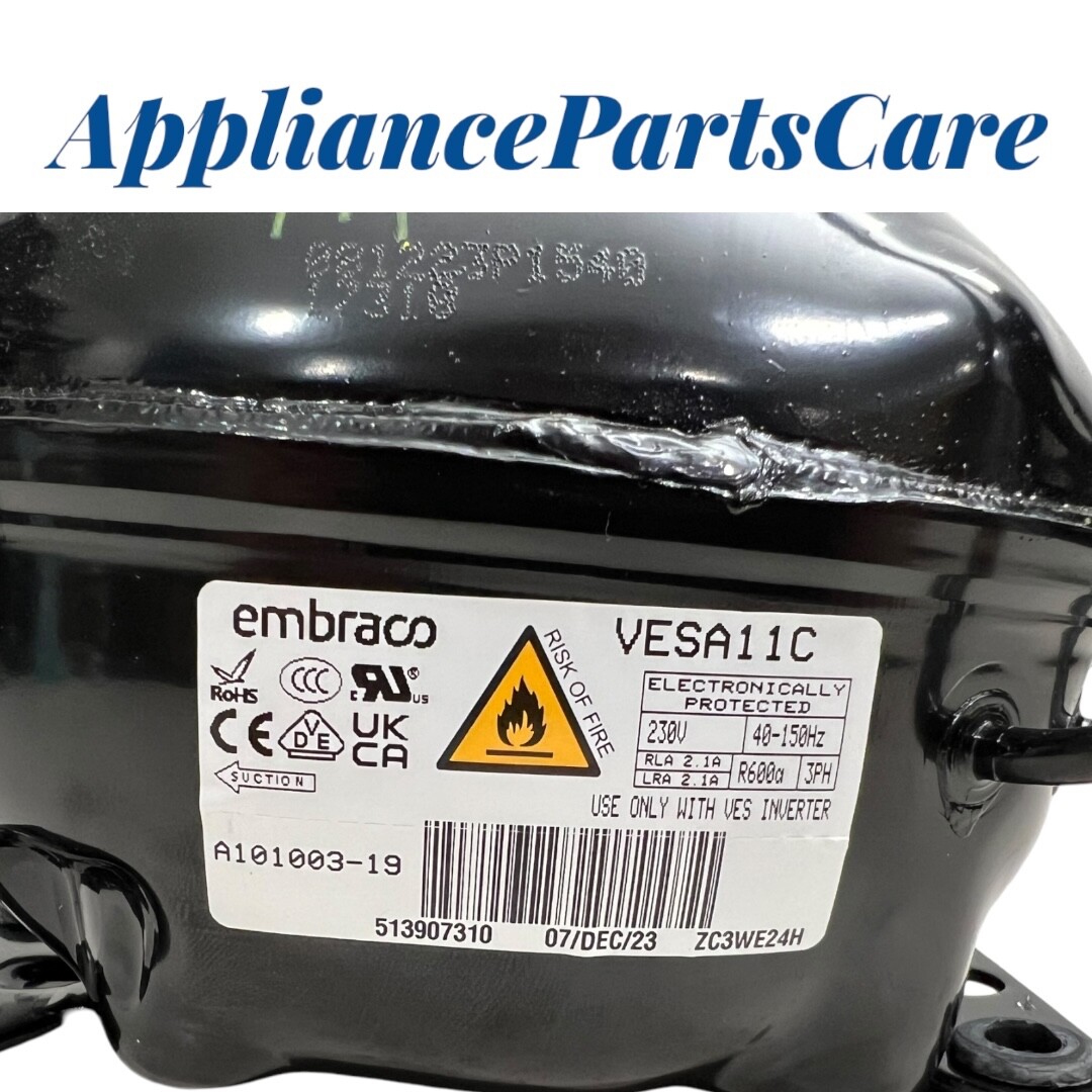 Frigidaire Refrigerator Compressor 5304530688, VESA11C, 513907310, A101003-19 gallery